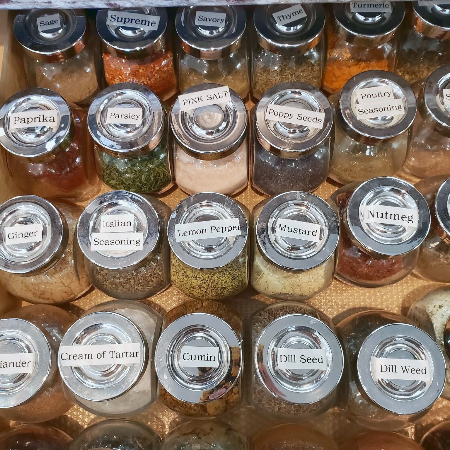 Labeled spice system